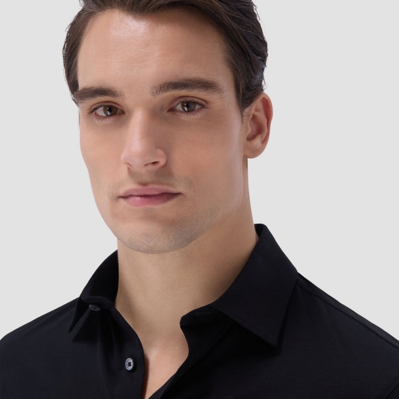 Bugatchi [3X] James Solid OoohCotton® Shirt - Picture 7 of 9